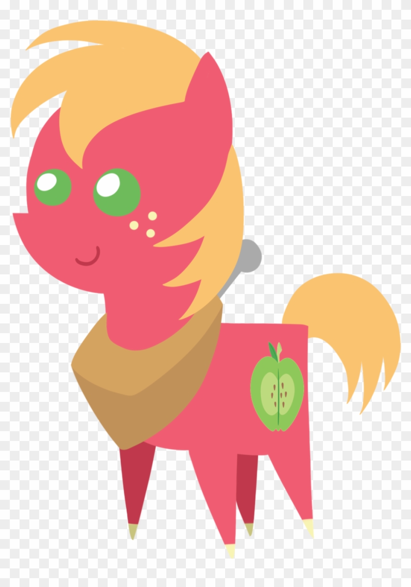 Big Macintosh Chibi By Dragongirl983 - My Little Pony Stick Ponies #1270434