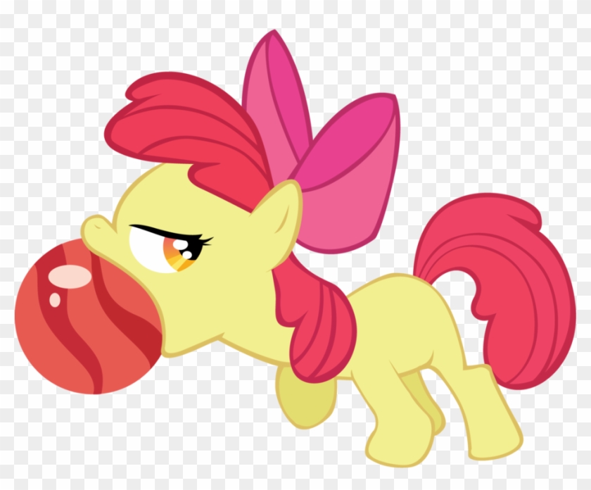 Apple Bloom Red Pink Cartoon Mammal Vertebrate Horse - Apple Bloom #1270450