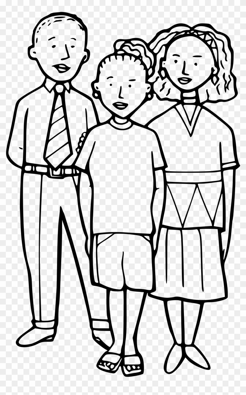 Childhood Trauma Exposure And Young Adult Outcomes - Clipart Black And White People #1270544