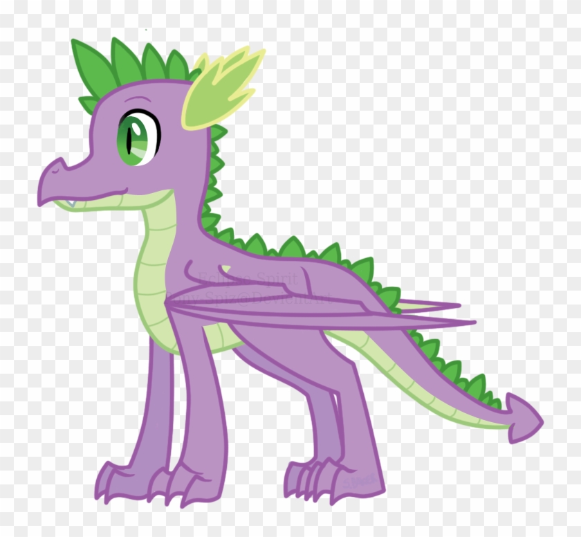 Fim Young Adult Spike By Pony-spiz - Mlp Spike As A Pony #1270546