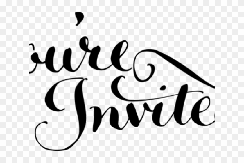 You're Invited Cliparts - You Are Invited Clipart Png #1270728