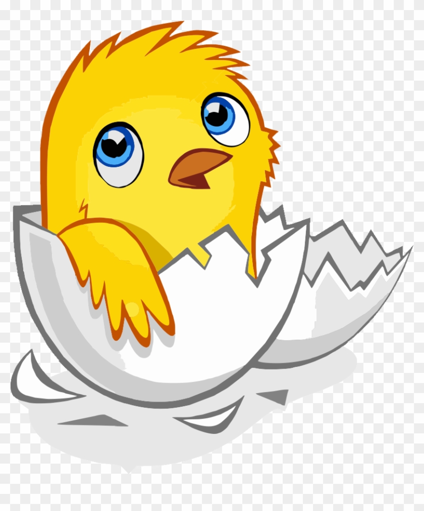 Chicken Egg Kifaranga Hen - Liten Kylling I Egget Lå #1270746