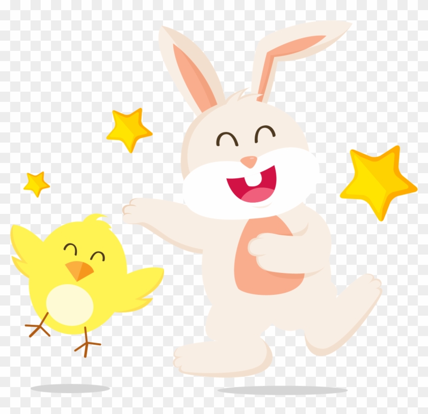 Easter Bunny Rabbit Chicken Clip Art - Qixi Festival #1270755