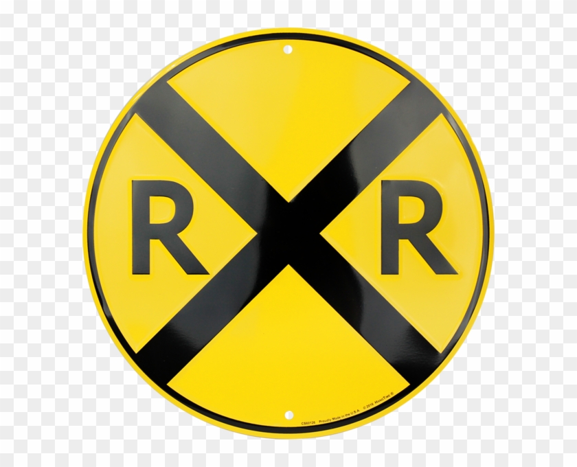 Railroad Crossing Circle Sign - Railroad Crossing Sign Printable #1270768