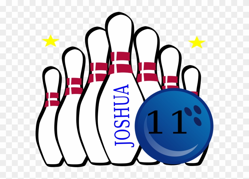 Joshua Bowling Ball Clip Art At Clker - Bowling Pin Clip Art #1270773