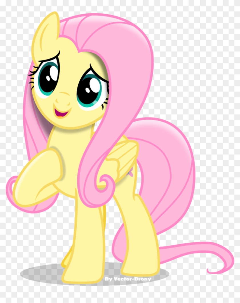 Cute Fluttershy By Vector-brony - Fluttershy Vector #1270894