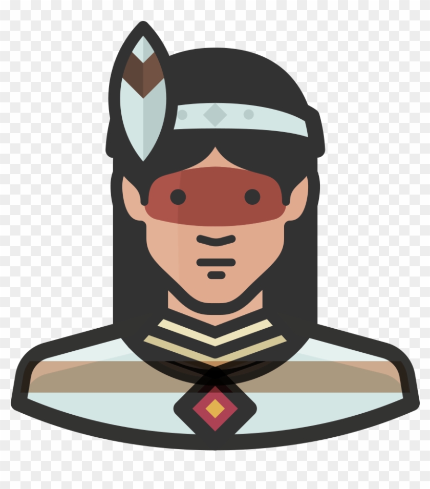 Native Woman Icon - Native American Ico #1270939
