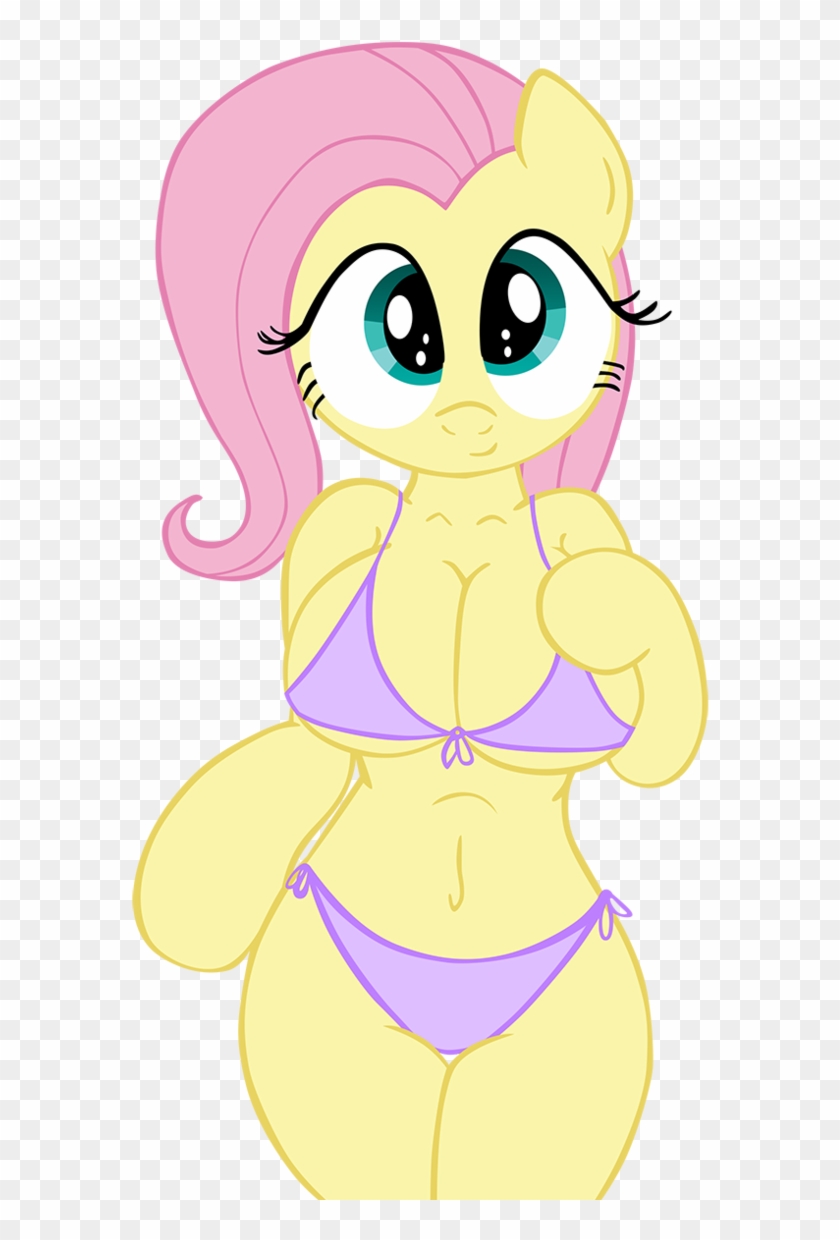 Fluttershy Sexy Bikini By Hendro107 - Mlp Anthro Fluttershysexy #1270945