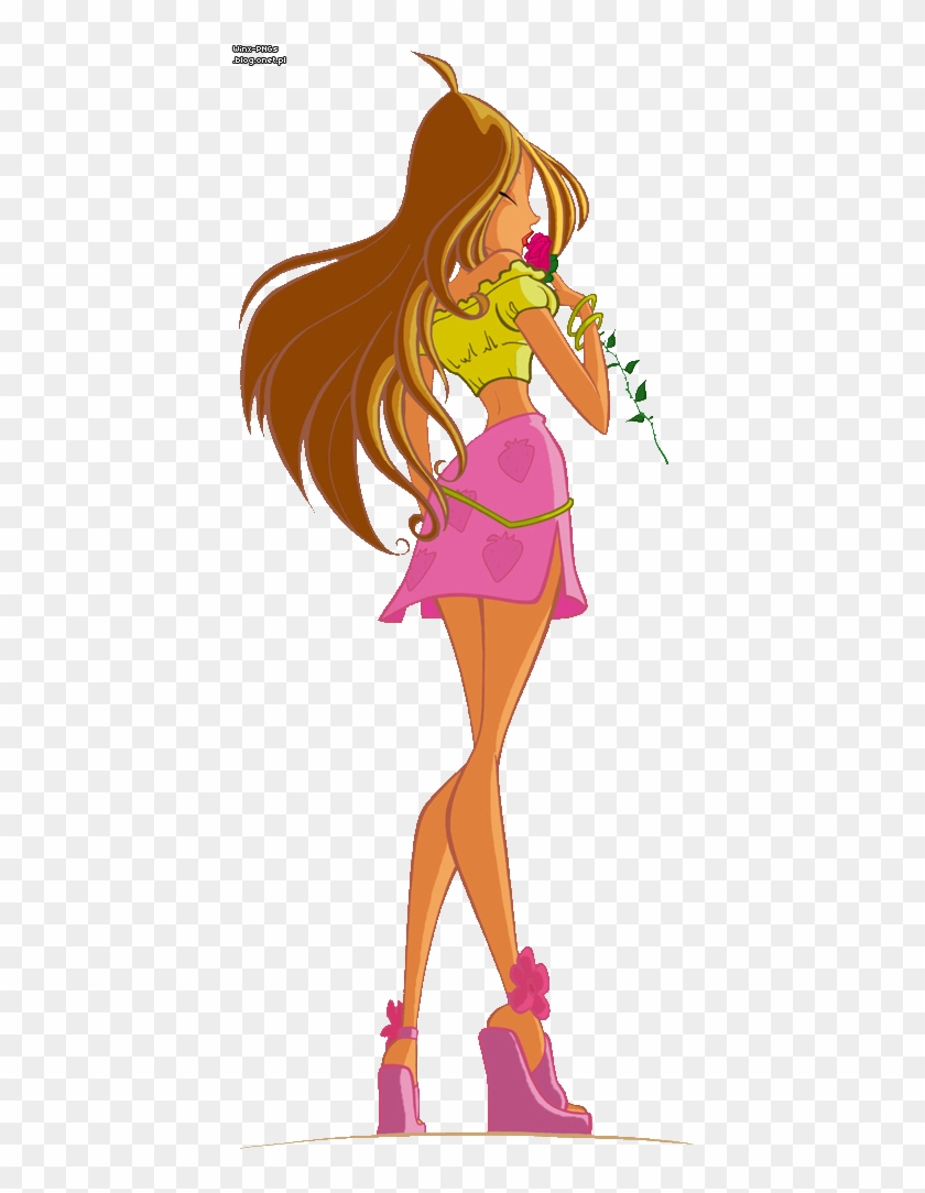Winx Club Flora Outfit - Winx Club Flora - Free Transparent PNG Clipart  Images Download
