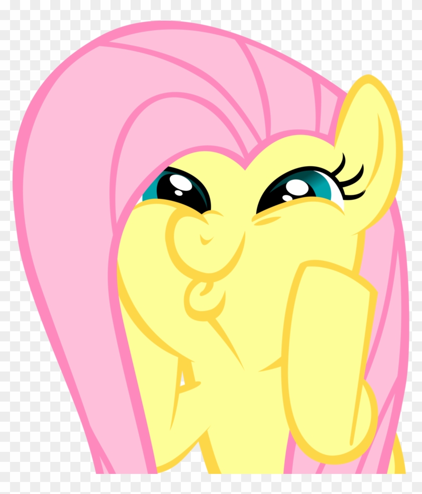 Fluttershy Club Images Fluttershy "so Awesome" Hd Wallpaper - Fluttershy Face Png #1270960