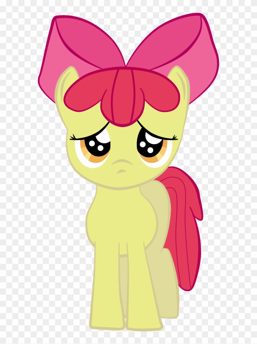Sad Apple Bloom 2 By Mysticalpha On Deviantart - Cartoon #1271097