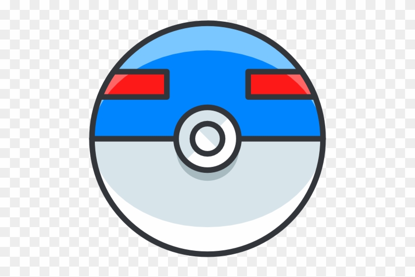 Great, Ball, Pokemon Go, Game Icon Free Of Pok Mon - Pokemon Master Ball Icon #1271170