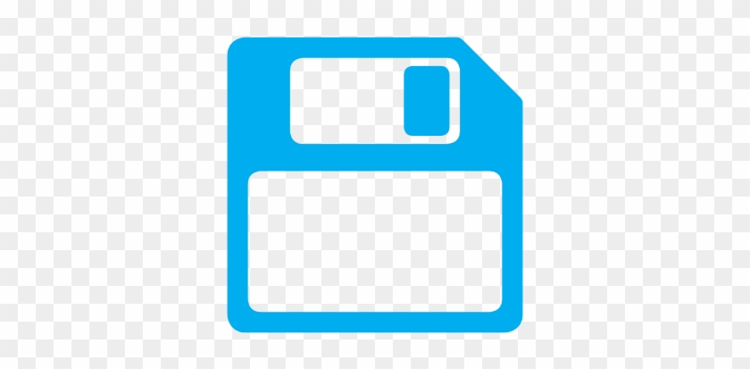 Guardar - Save Icon In Blue #1271233