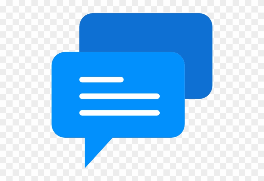 Chat, Dialogue, Bubbles, Bubble, Talk, Blue Icon - Chat Icon #1271237