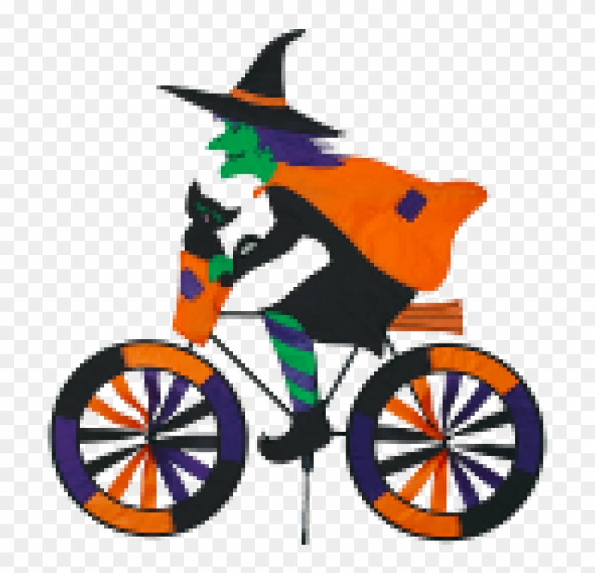 Witch On A Bicycle Spinner - Premier Kites & Designs Witch On Bicycle Garden #1271255