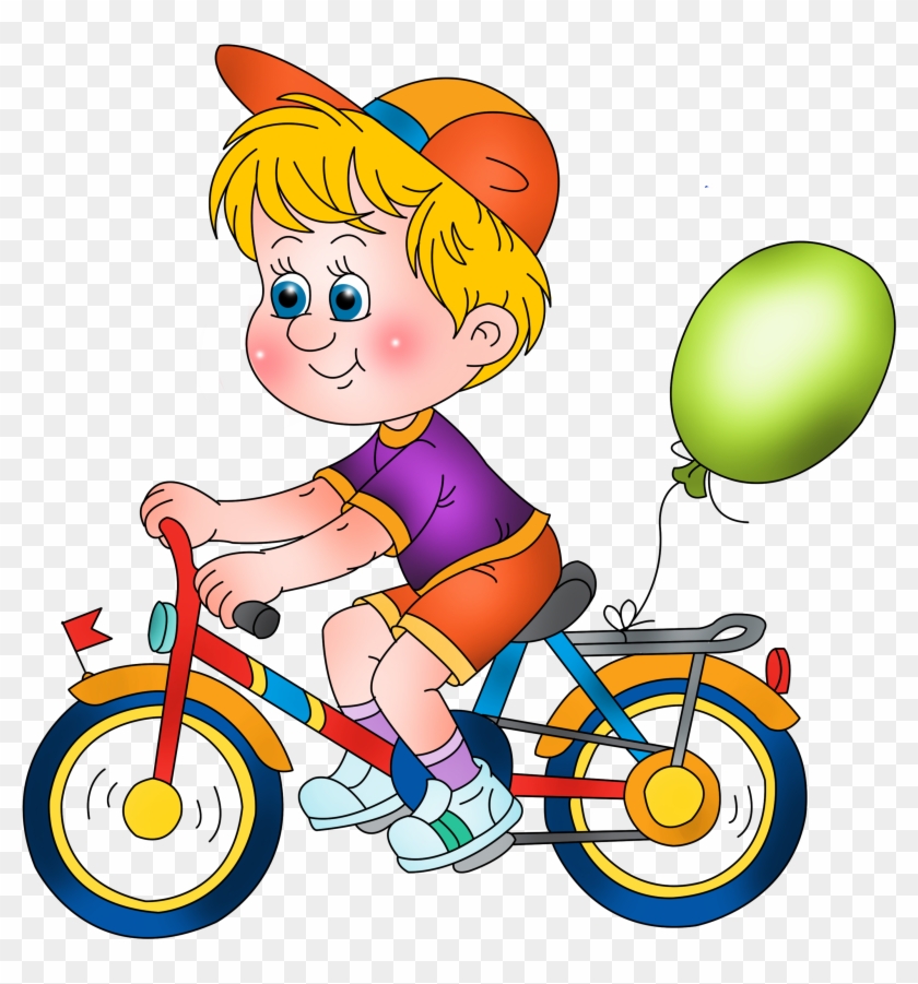 Art Kids, Kids Boys, Clip Art, Grandkids, Stickers, - Desenho De Menino Andando De Bicicleta #1271564