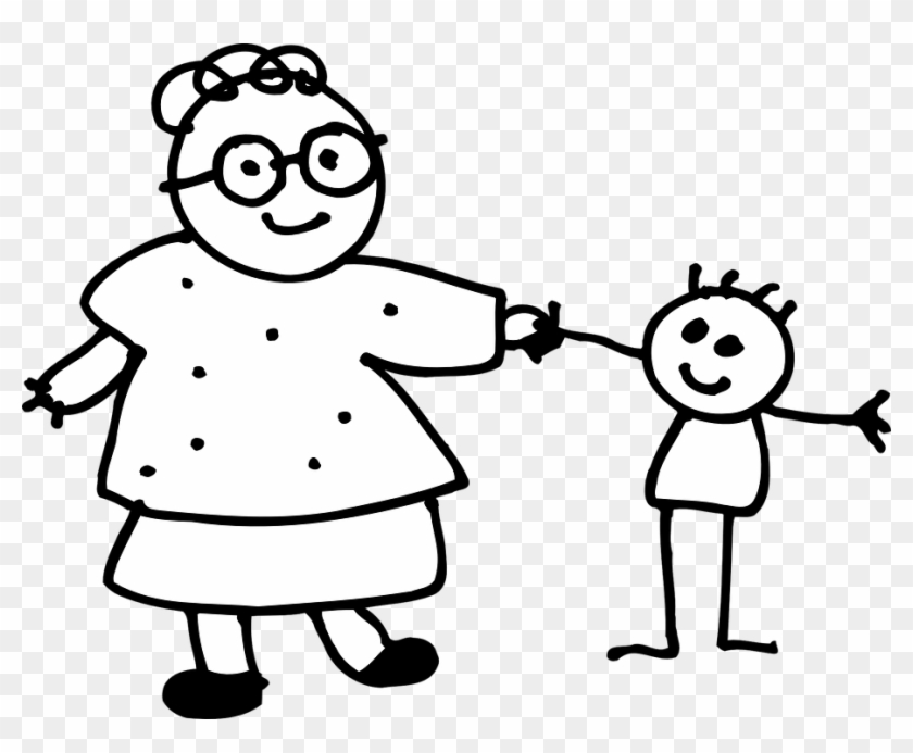 Mom Black And White Clipart #1271598