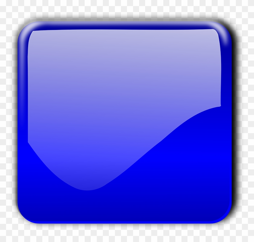 Collection Of Blue Rectangle Cliparts - Icon Biru Png #1271629