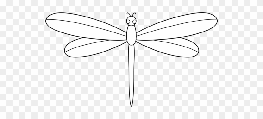 Dragonfly Cartoon White Png #1271694