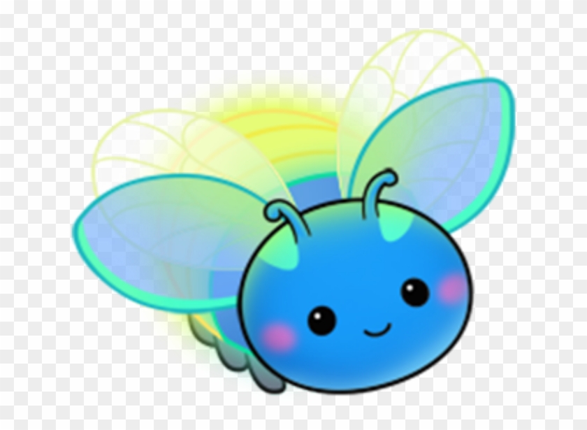 Ftestickers Clipart Firefly Cute Blue - Cute Firefly Drawing #1271705