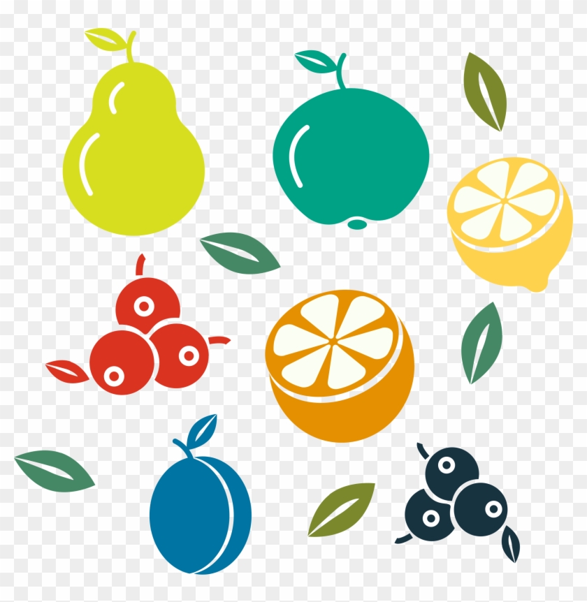 Big Image - Fruits Clipart Background #1271709