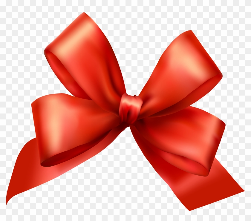 Red Ribbon Bow Tie - Bow Tie #1271728