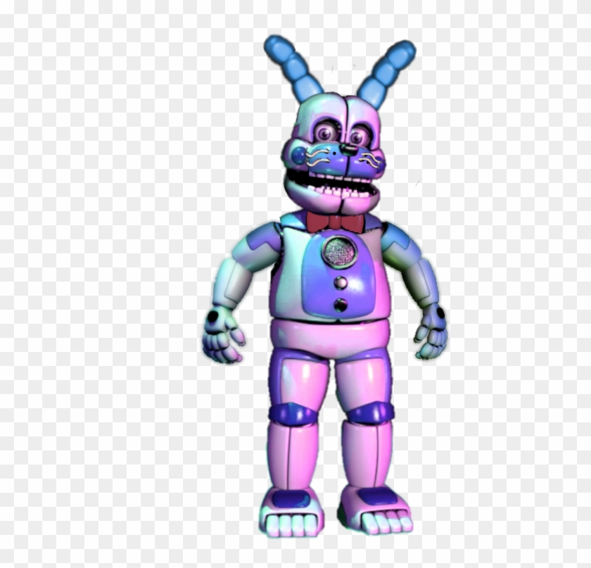 Funtime Bonnie But He Has A Red Bow Tie By Jairusmc - Fnaf Funtime Freddy No Bon Bon #1271759