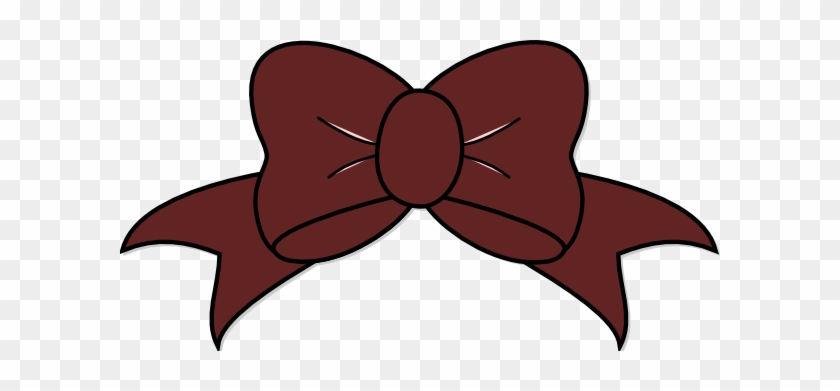 Maroon Clipart Bow - Hair Ribbon Png Clipart #1271781