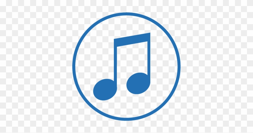 Music - Blue Music Note Png #1271824