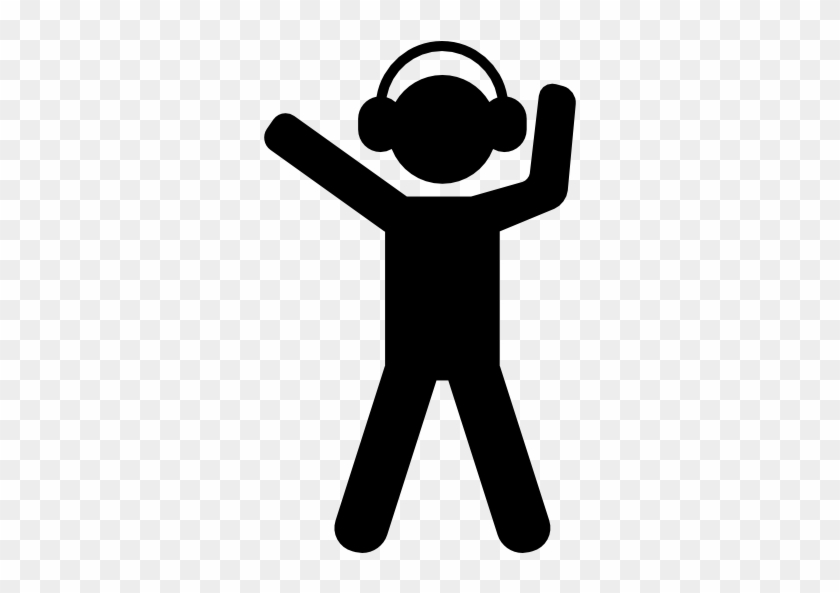 Man Listening To Music Free Icon - Listening To Music Logo #1271870