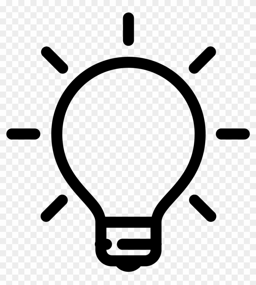 Light On Icon - Light Bulb Png #1271910