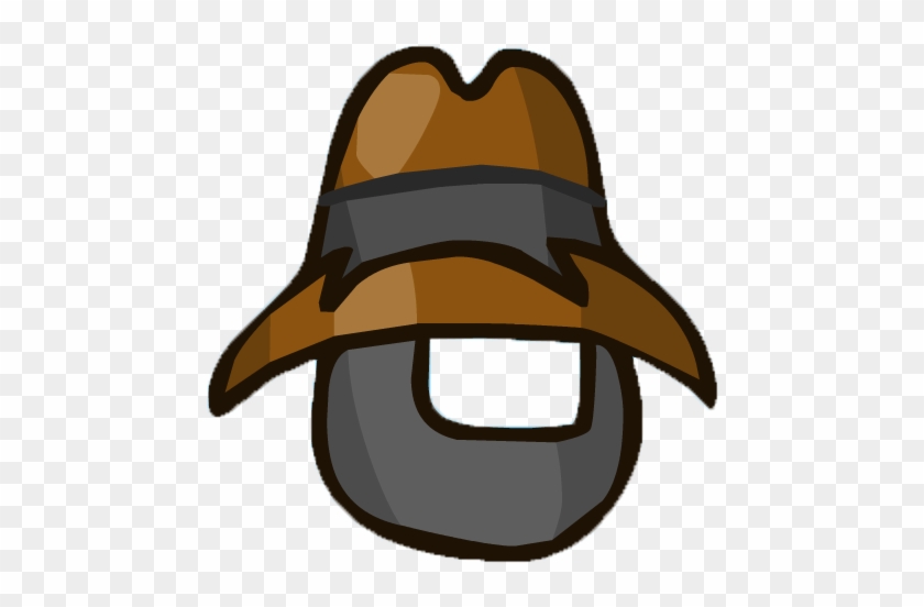 Masked Cowboy Hat - Cartoon #1271948
