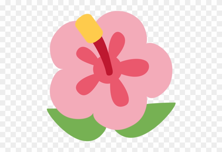 Transpa Clear Iphone 6 6s Case Flower Emoji Smileys - Hibiscus Emoji #1271987