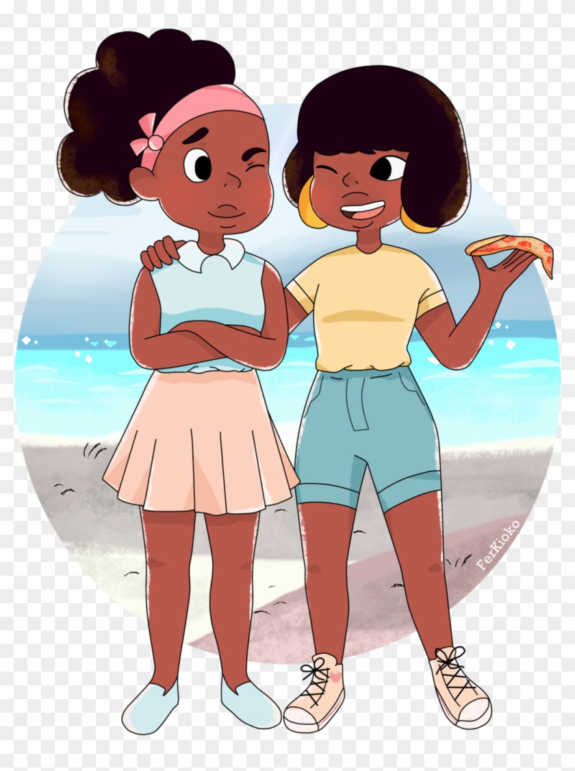 Datacostudios1 24 3 Kiki Y Jenny Pizza - Steven Universe Kiki And Jenny #1272047