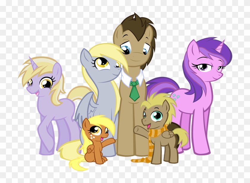 Derpy Hooves Pony Mammal Cartoon Vertebrate Horse Like - Derpy And Doctor Whooves Family #1272106