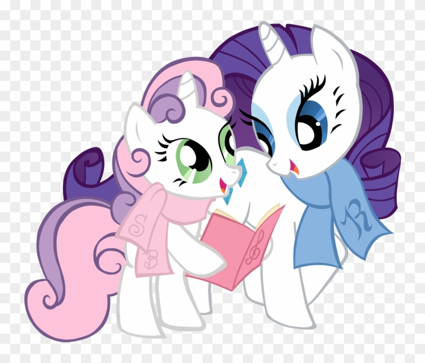 Rarity Sweetie Belle Twilight Sparkle Pinkie Pie Rainbow - My Little Pony Sweetie Belle And Rarity #1272110