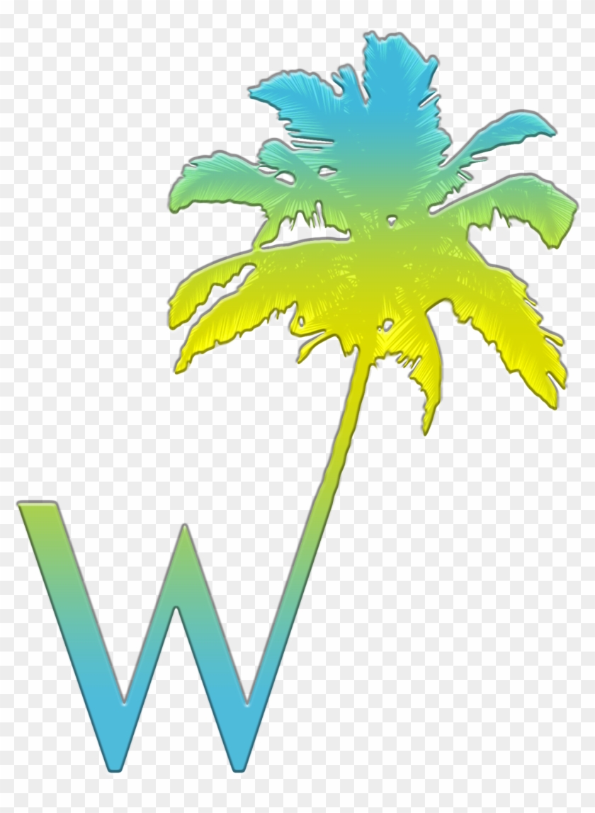 W Palm Only Logo No Background White - W Palm Only Logo No Background White #1272235