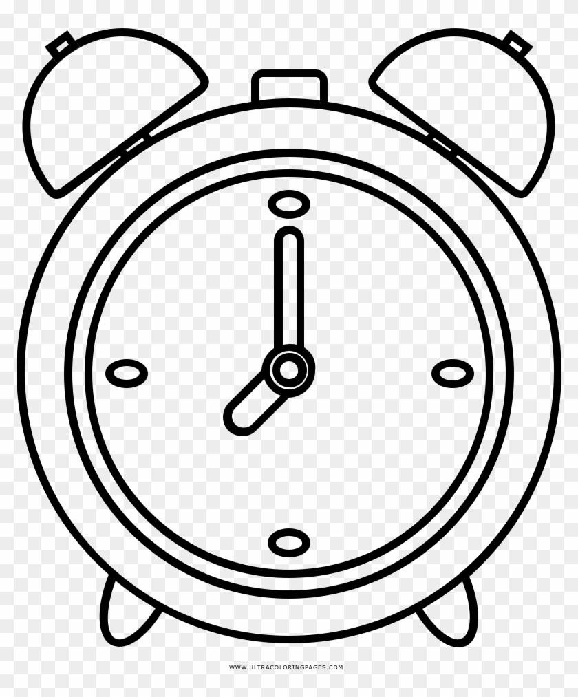 Alarm Clock Coloring Page - Coloring Book #1272294