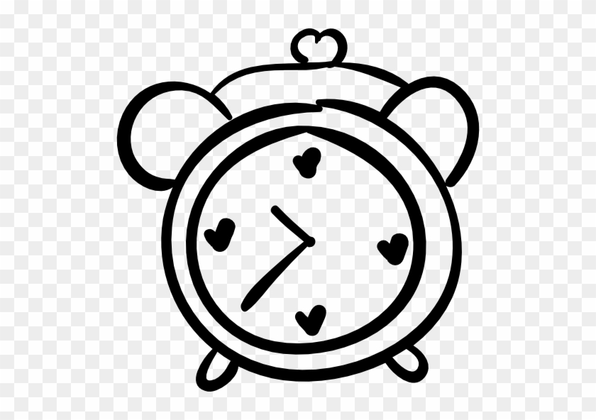 Alarm Clock With Hearts Free Icon - Romance #1272312