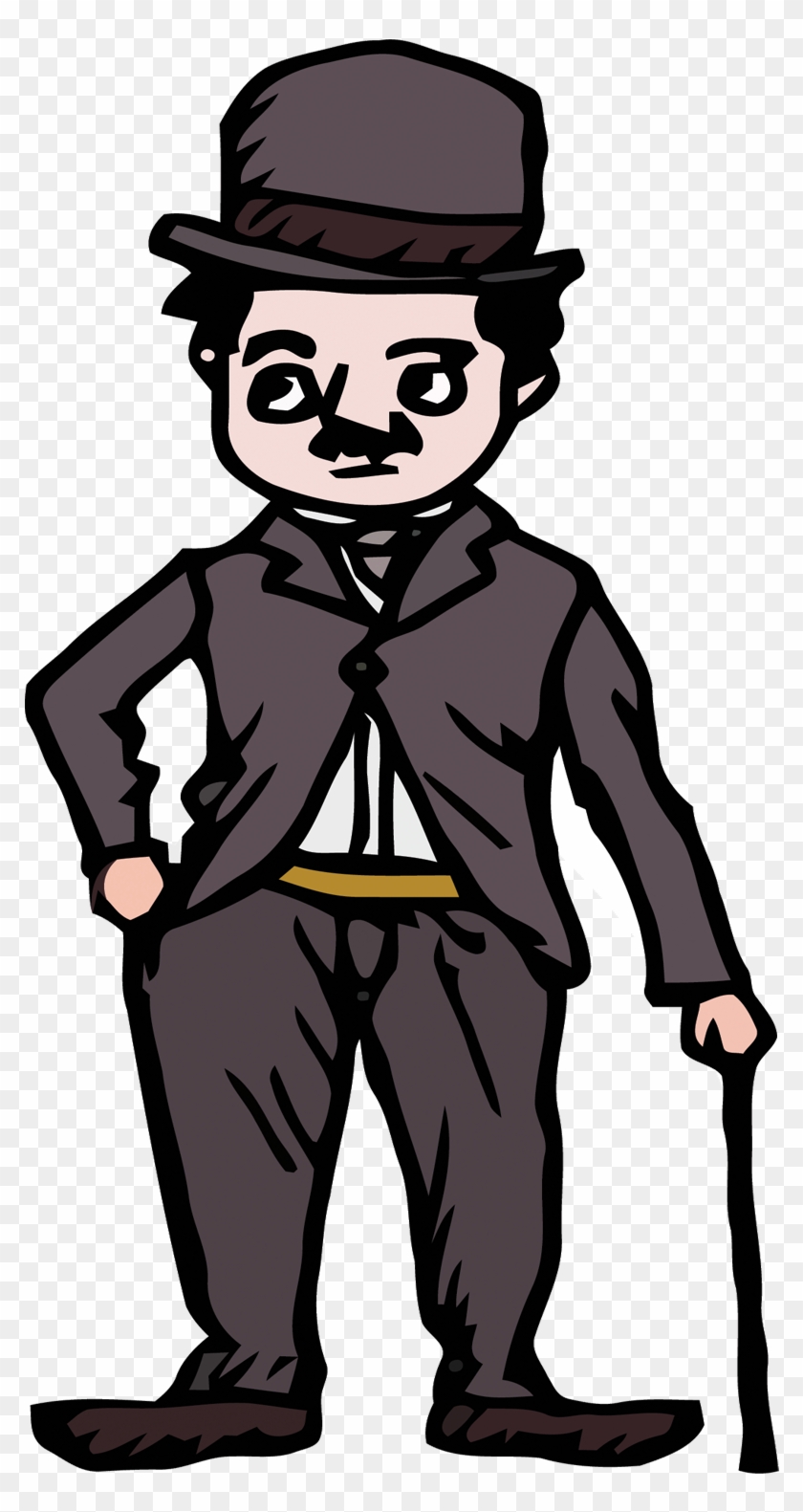 Hand-painted Vector Material Chaplin - Charlie Chapline Png #1272329