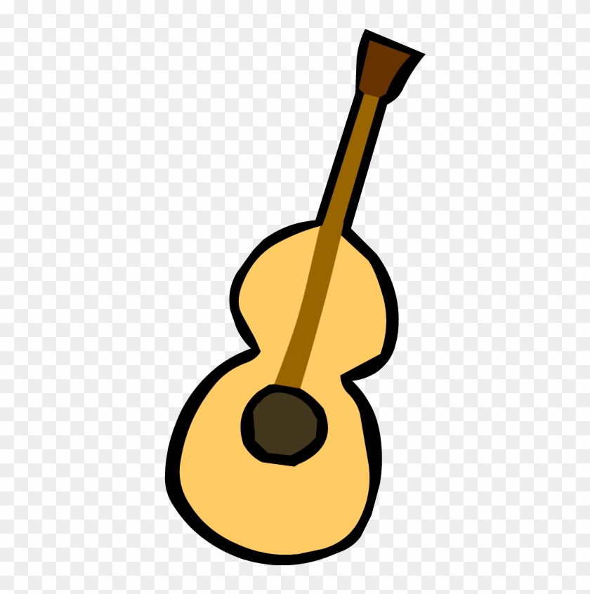 Acoustic Guitar Clipart Old Guitar - Старая Гитара Пнг #1272359