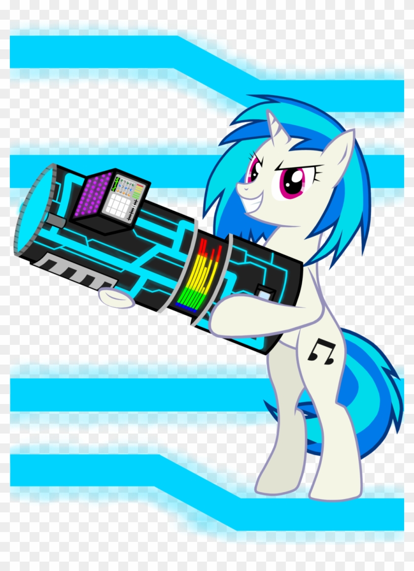 Say Hello To My Bass Cannon By Vinyl-brony95 - Cartoon #1272389