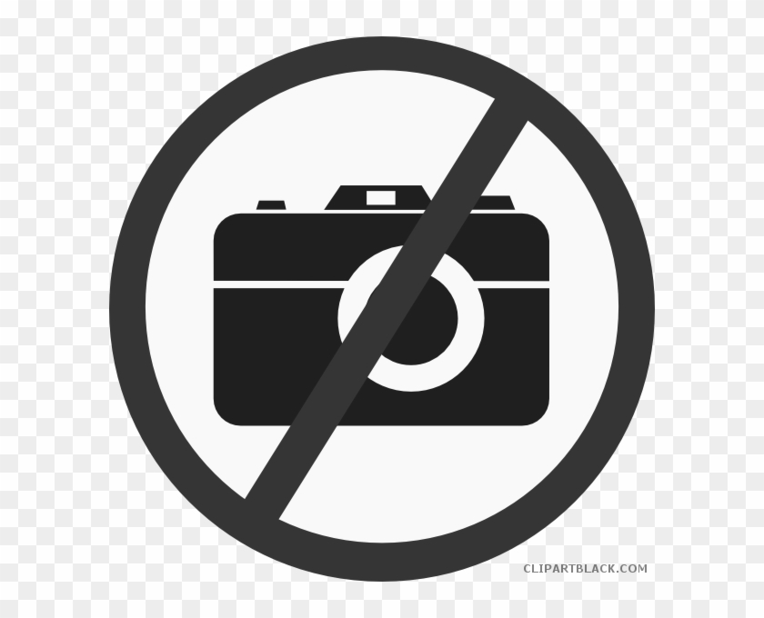 No Camera Allowed Tools Free Black White Clipart Images - No Picture Taking Sign #1272625