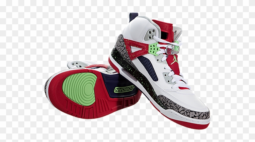 Air Jordan Spizike White Light Green Red Grey Shoes,jordan - Sneakers #1272703