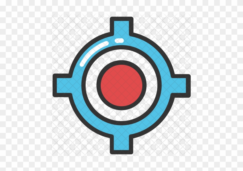 Crosshair Icon - University Of North Alabama #1272775