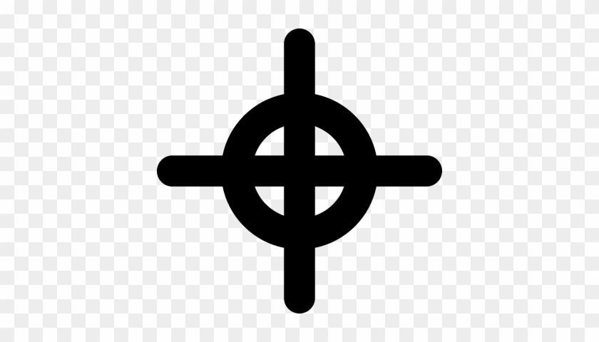 Weapon Crosshair Vector - Loading Icon Svg #1272784