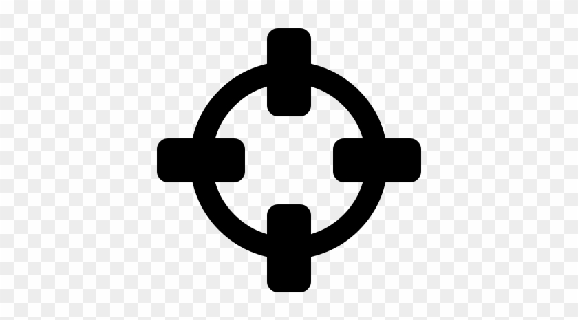 A Crosshair Icon - Target Icon Font Awesome #1272785