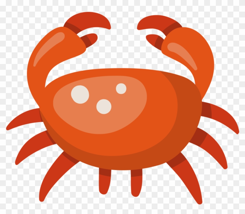 Crab Cartoon Clip Art - Crab Vector Png #1272861