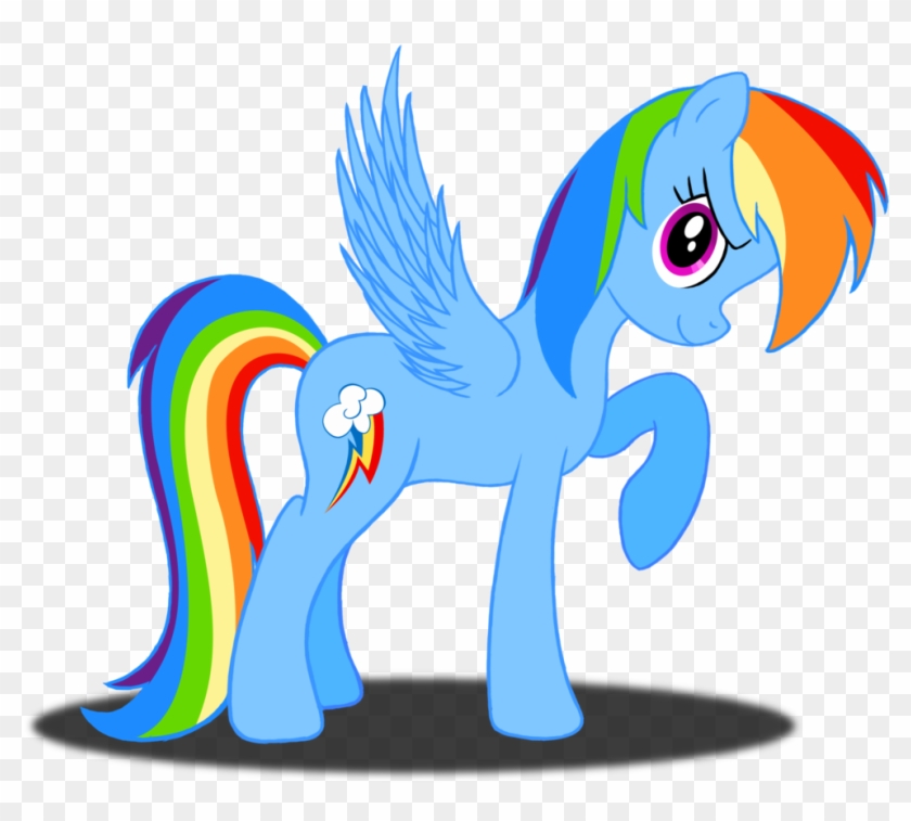 Deannaphantom13, Looking At You, Rainbow Dash, Raised - Cartoon #1273106
