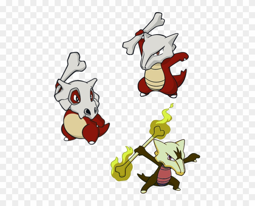 Cubone And Marowak By High Jump Kick - Marowak Cubone #1273216